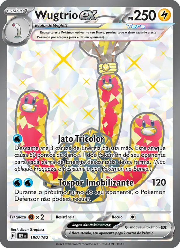 Wugtrio ex #190 — Forças Temporais