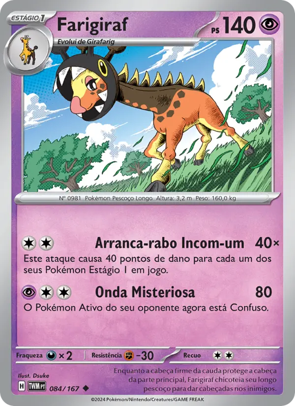 Farigiraf #084 — Máscaras do Crepúsculo (Reverse Holo)