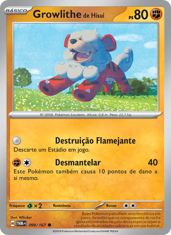 Growlithe de Hisui #099