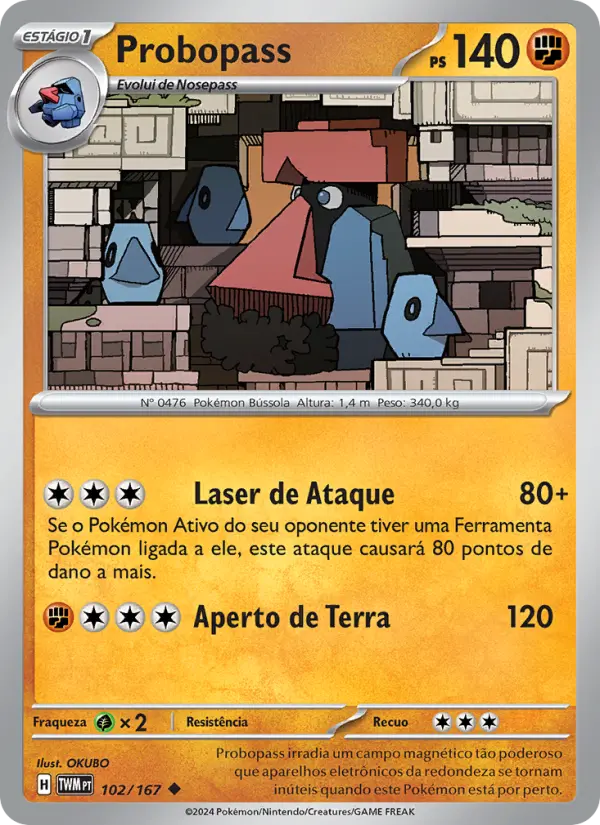 Probopass #102 — Máscaras do Crepúsculo (Reverse Holo)