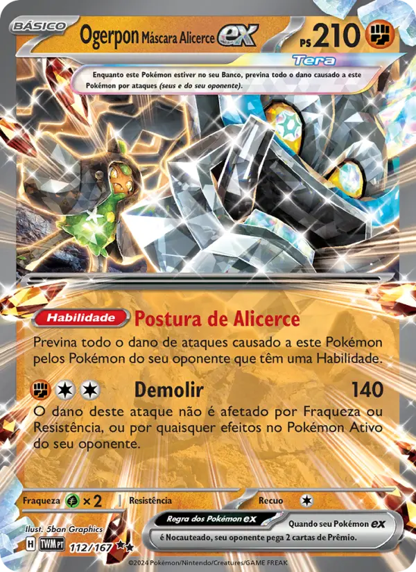 Ogerpon Máscara Alicerce ex #112