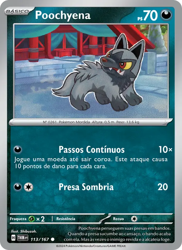 Poochyena #113 — Máscaras do Crepúsculo