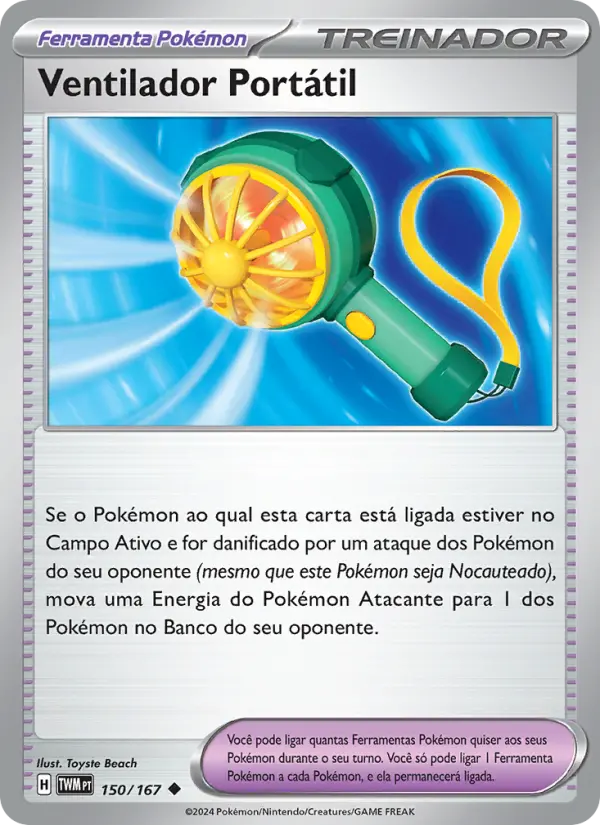 Ventilador Portátil #150 — Máscaras do Crepúsculo (Reverse Holo)