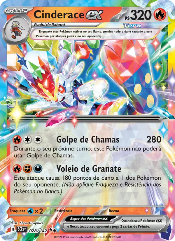 Cinderace ex #028