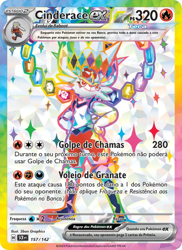 Cinderace ex #157