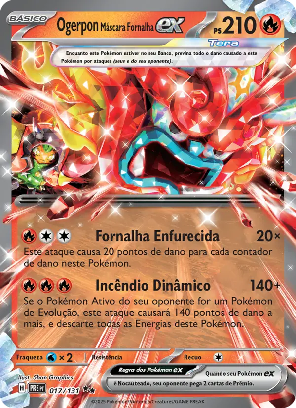Ogerpon Máscara Fornalha ex #017