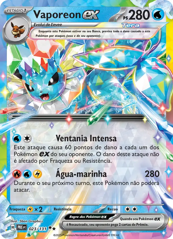 Vaporeon ex #023