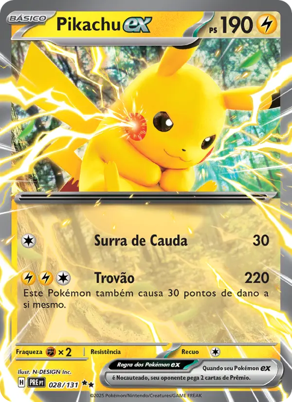 Pikachu ex #028