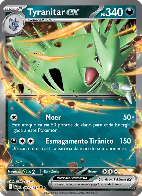 Tyranitar ex #064