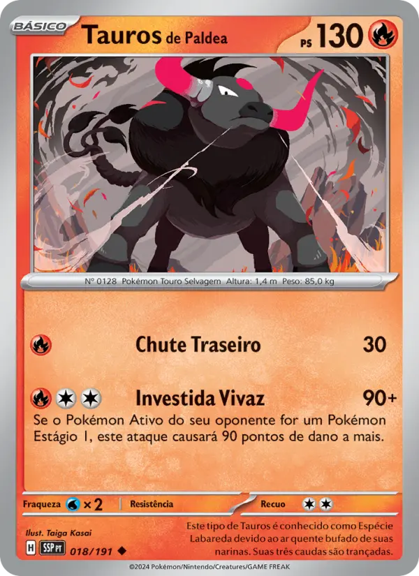 Tauros de Paldea #018