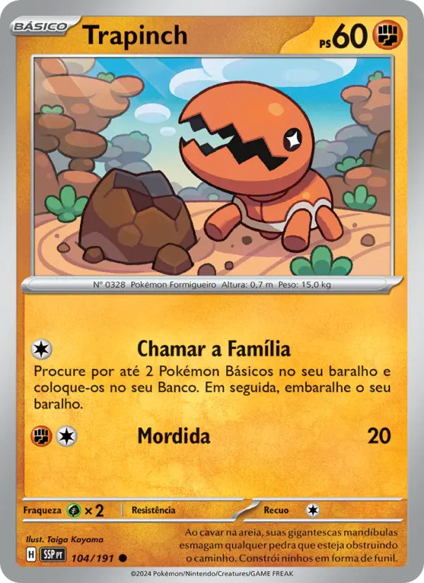 Trapinch #104 — Fagulhas Impetuosas