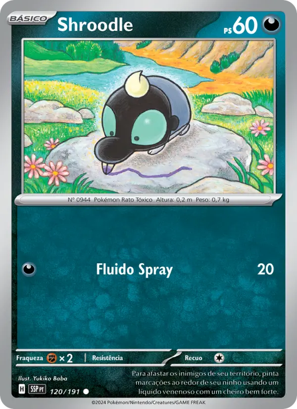 Shroodle #120 — Fagulhas Impetuosas (Reverse Holo)
