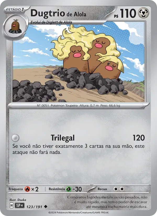 Dugtrio de Alola #123