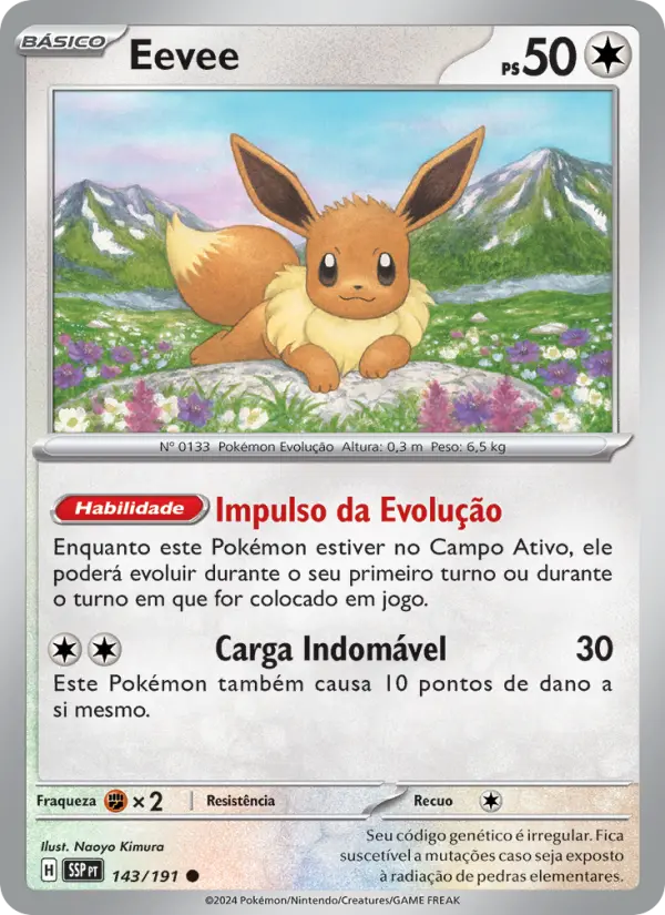 Eevee #143 — Fagulhas Impetuosas