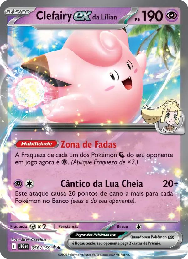 Clefairy ex da Lílian #056