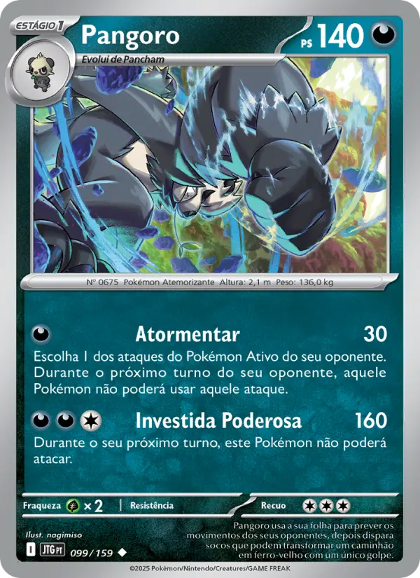 Pangoro #099 — Amigos de Jornada (Reverse Holo)