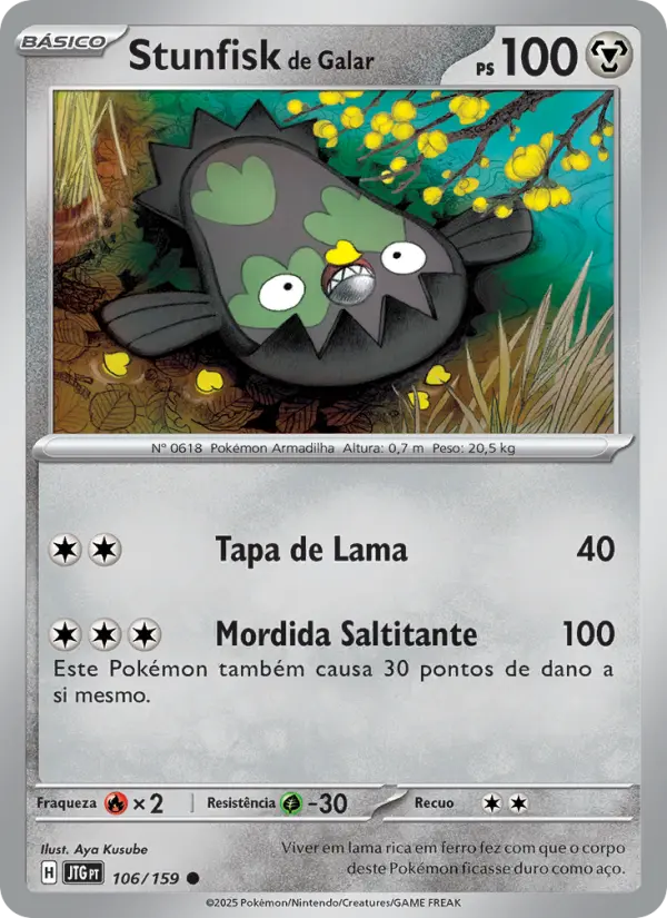 Stunfisk de Galar #106