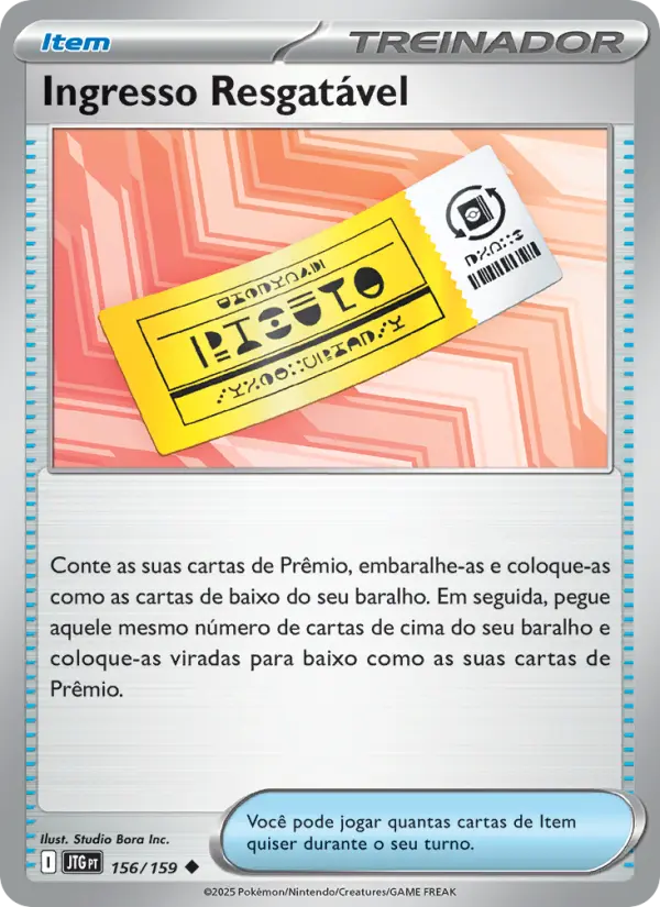 Ingresso Resgatável #156 — Amigos de Jornada (Reverse Holo)