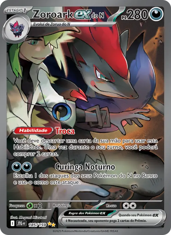 Zoroark ex do N #185