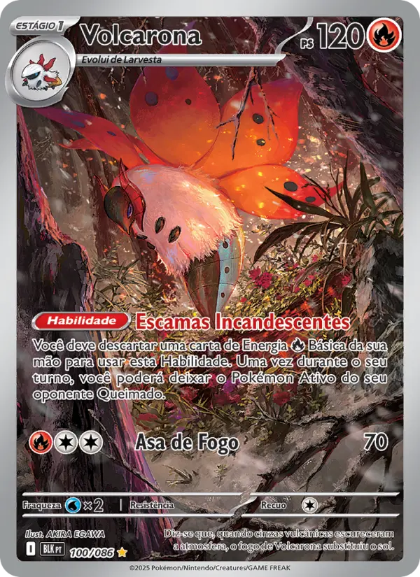 Volcarona #100 — Raio Preto
