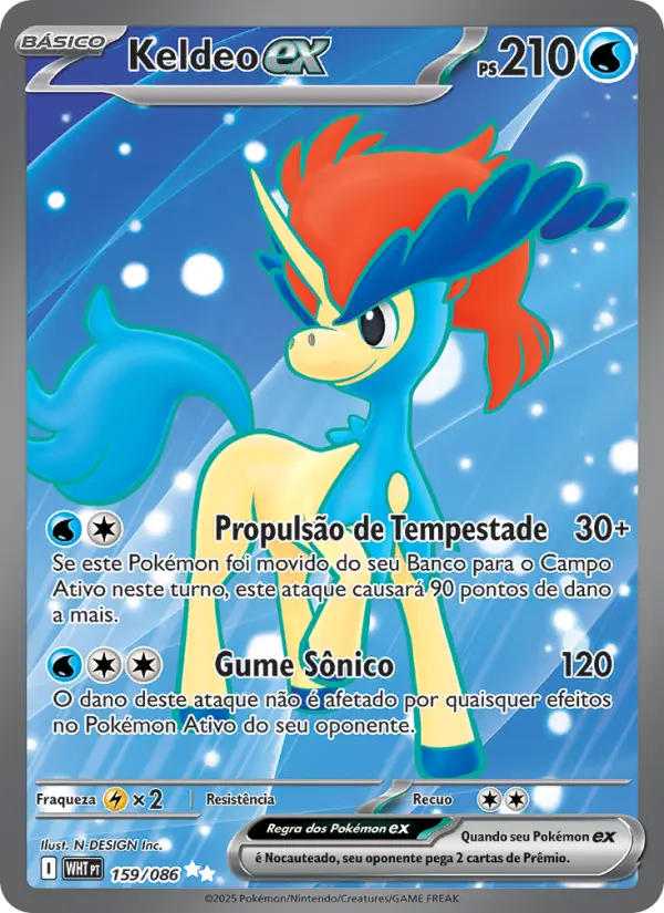 Keldeo EX #159