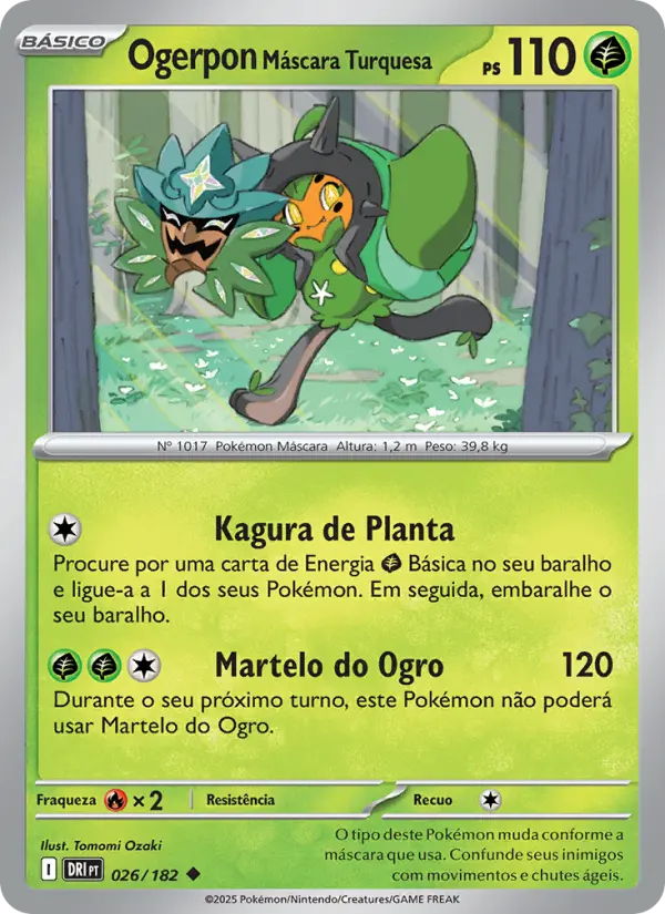 Ogerpon Máscara Turquesa #026