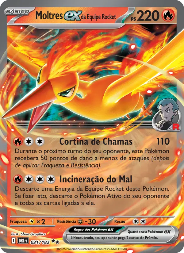 Moltres ex da Equipe Rocket #031