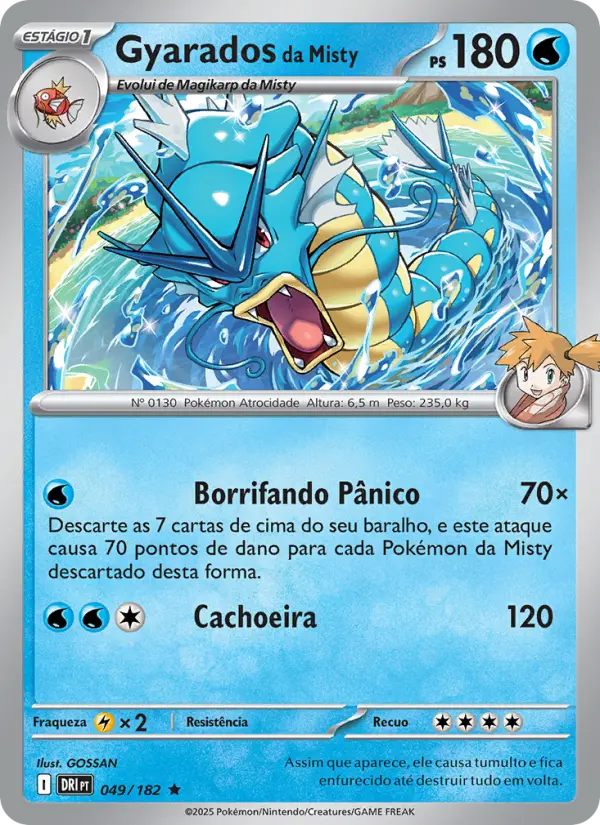 Gyarados da Misty #049 — Rivais Predestinados