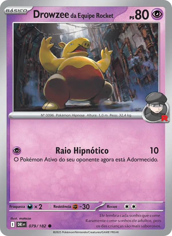 Drowzee da Equipe Rocket #079