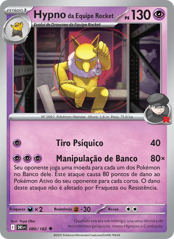 Hypno da Equipe Rocket #080