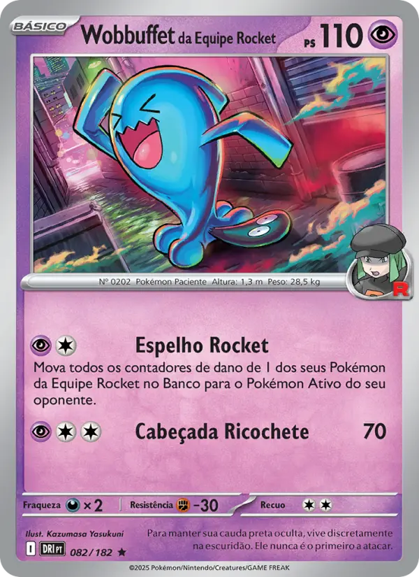 Wobbuffet da Equipe Rocket #082