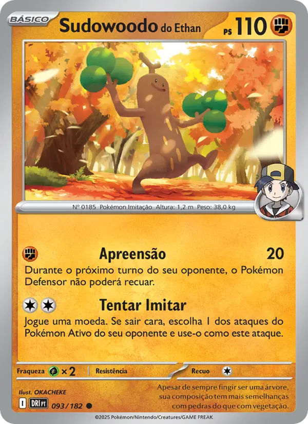Sudowoodo do Ethan #093 — Rivais Predestinados