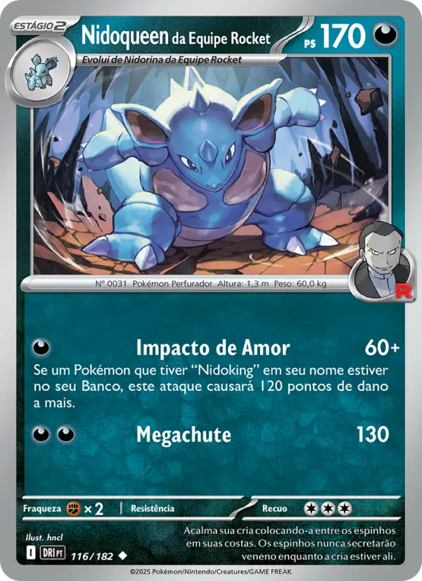 Nidoqueen da Equipe Rocket #116