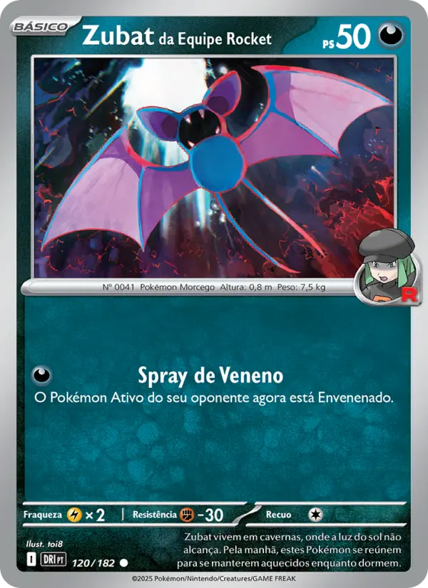 Zubat da Equipe Rocket #120 — Rivais Predestinados