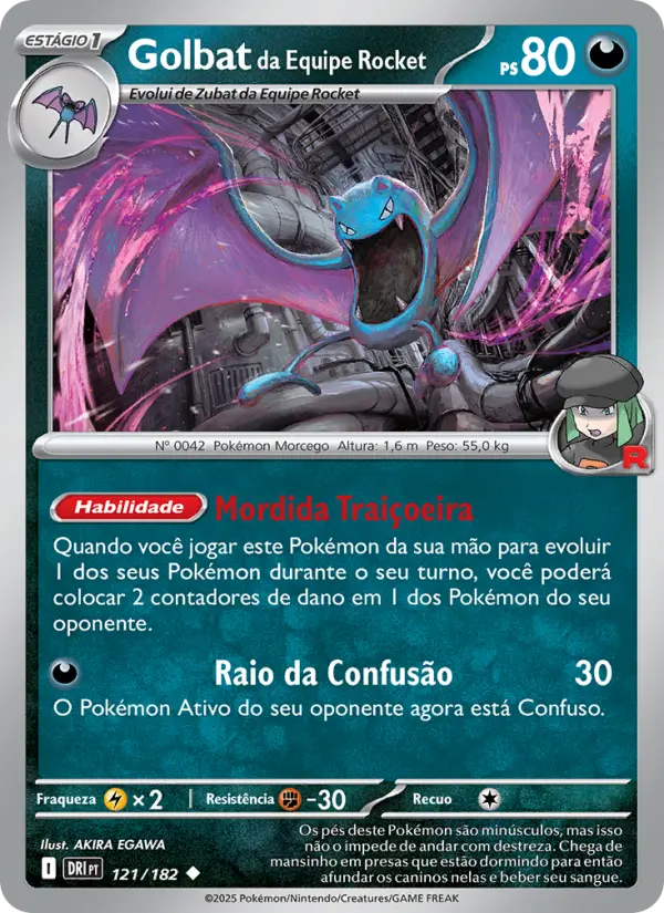 Golbat da Equipe Rocket #121