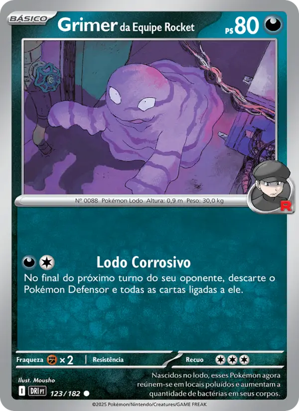 Grimer da Equipe Rocket #123