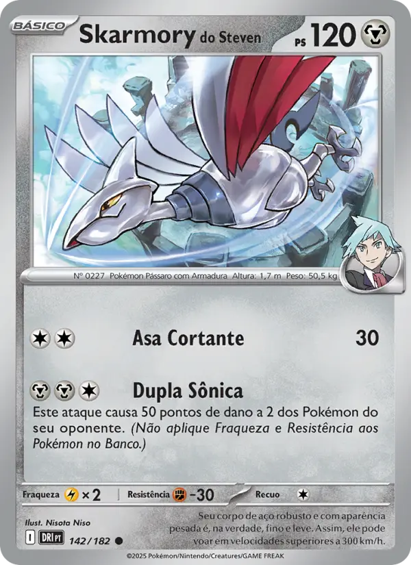 Skarmory do Steven #142 — Rivais Predestinados