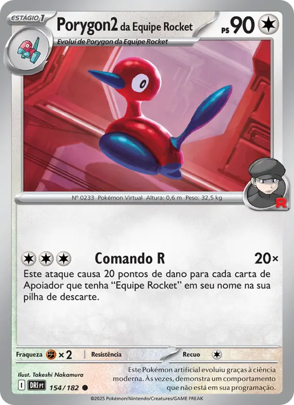 Porygon2 da Equipe Rocket #154