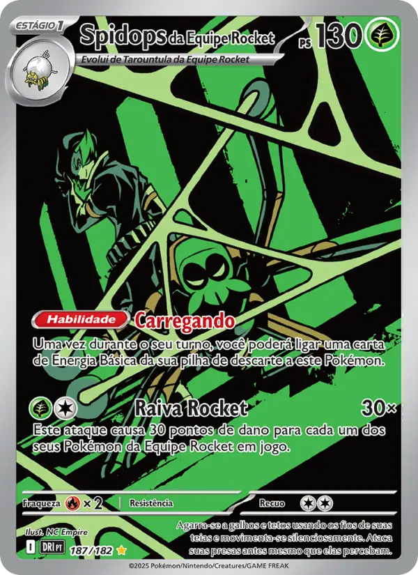 Team Rocket's Spidops #187