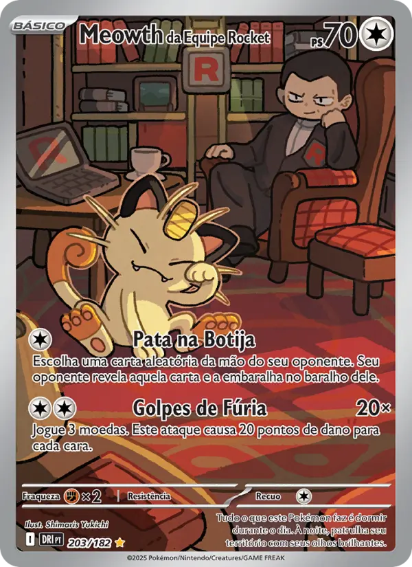 Meowth da Equipe Rocket #203