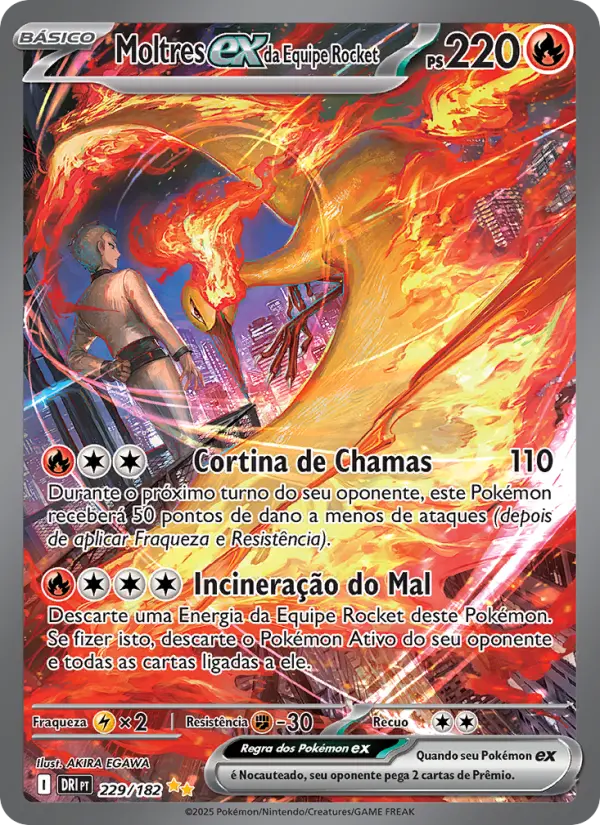 Moltres ex da Equipe Rocket #229