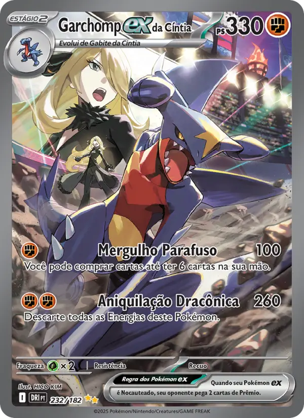 Garchomp ex da Cíntia #232 — Rivais Predestinados