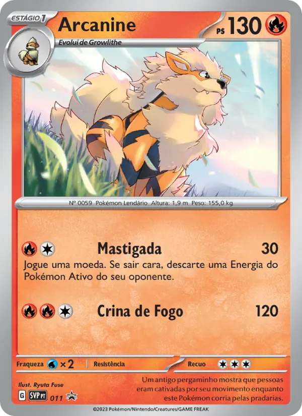Arcanine #011 — SVP Black Star Promos