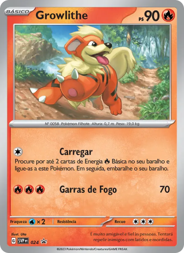 Growlithe #024 — SVP Black Star Promos