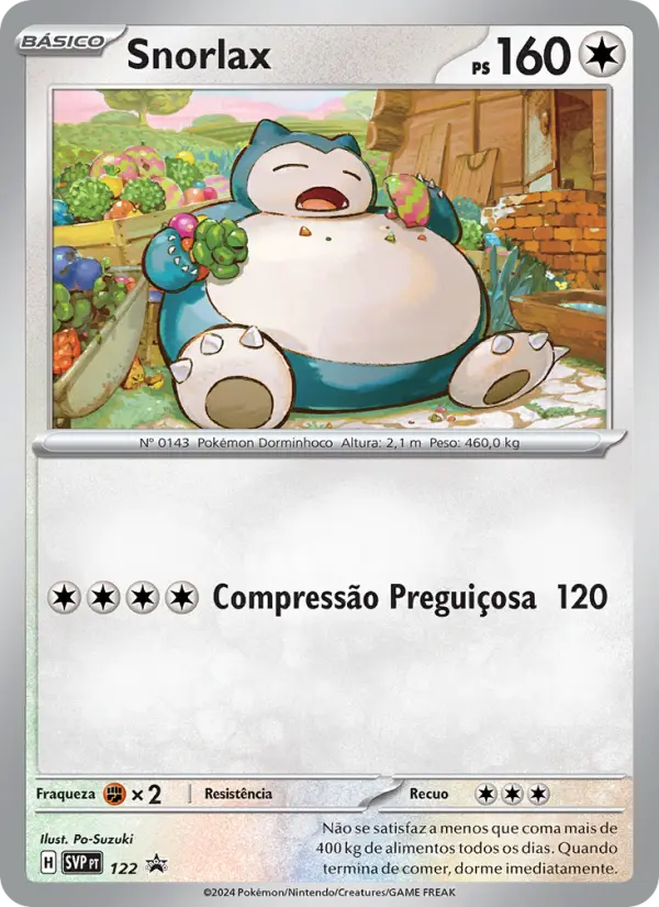 Snorlax #122 — SVP Black Star Promos