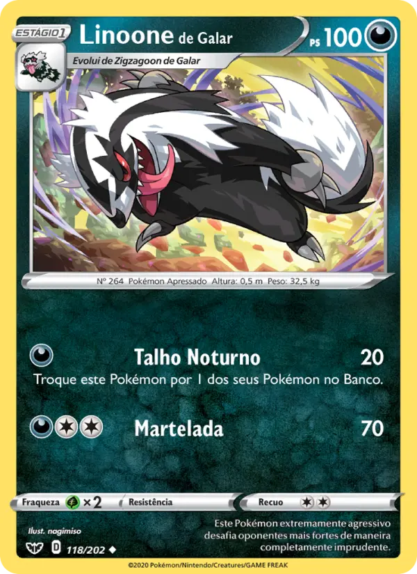 Linoone de Galar #118