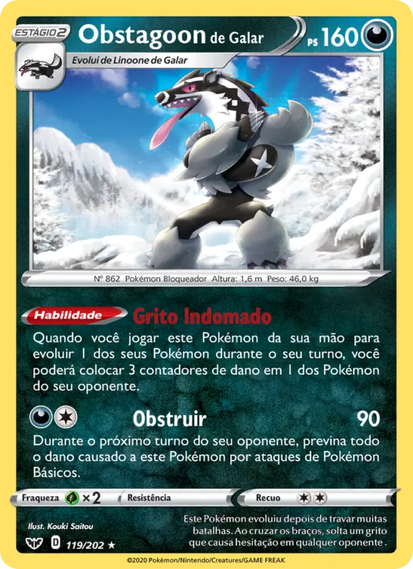 Obstagoon de Galar #119