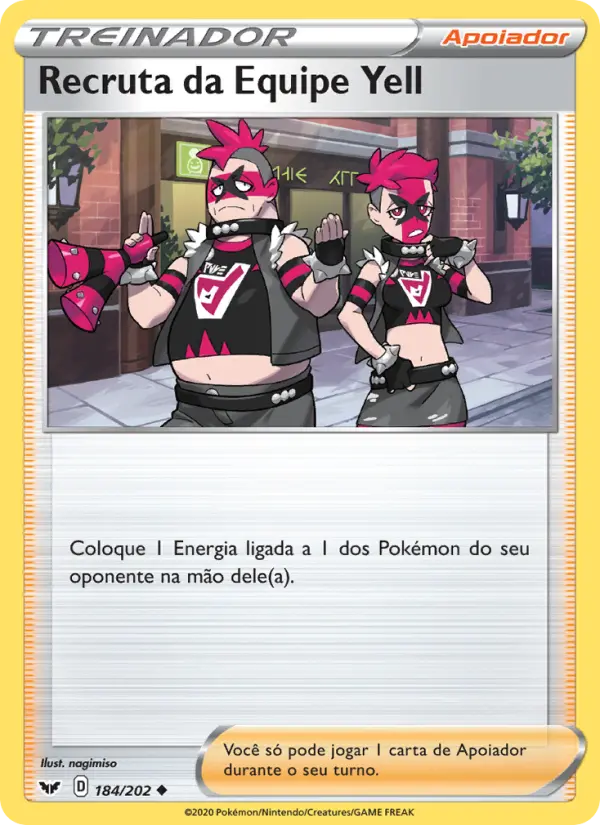 Recruta da Equipe Yell #184 — Espada e Escudo