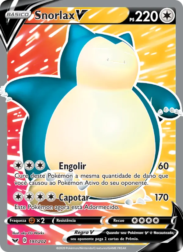 Snorlax V #197