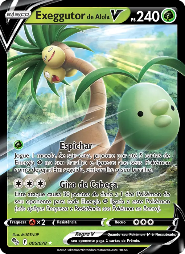 Exeggutor de Alola V #005 — Pokémon GO